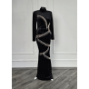 Rochie din catifea naturala Black