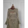 Rochie de seara lucrata manual Goldie White