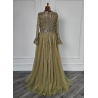 Rochie de seara lucrata manual Goldie White