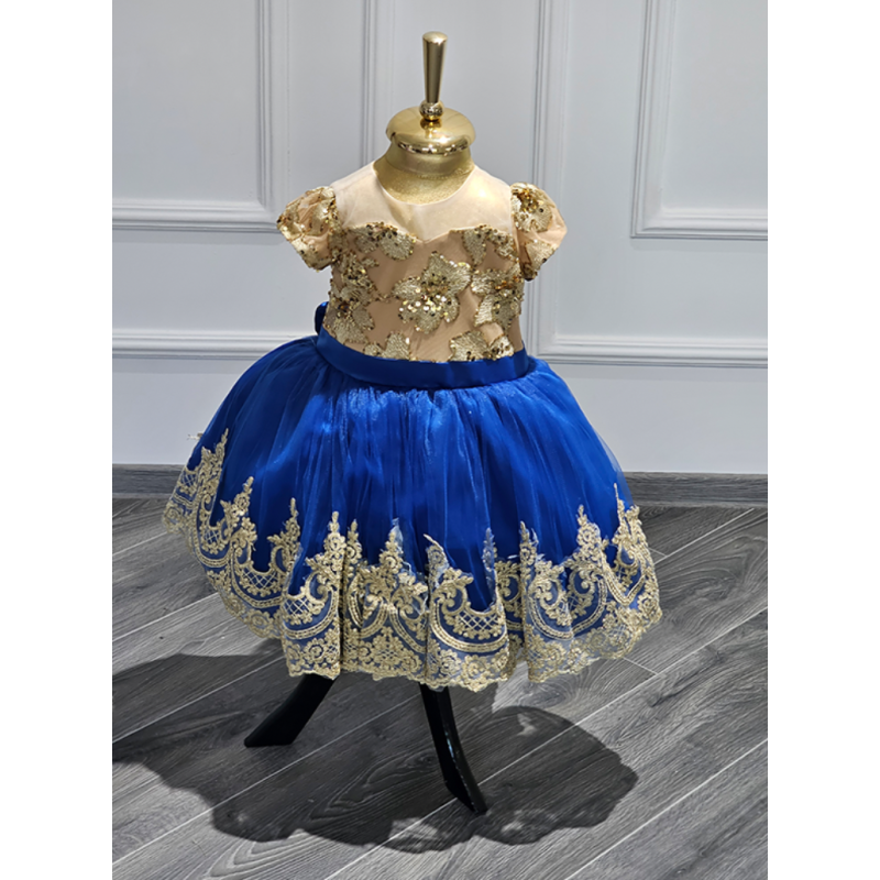 Rochita fetita Gold Blue