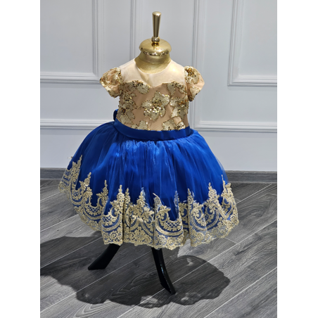 Rochita fetita Gold Blue