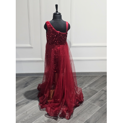 Rochita fetite paiete Red
