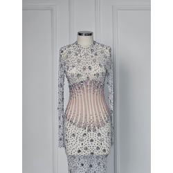 Rochie de seara Transparent White