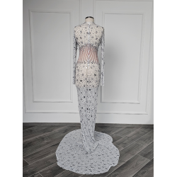 Rochie de seara Transparent White