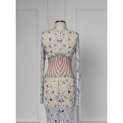 Rochie de seara Transparent White