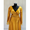 Rochie midi galbena
