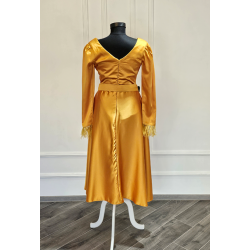 Rochie midi galbena
