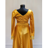 Rochie midi galbena