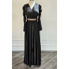 Rochie de seara sabres black long