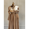Rochie de seara sabres cream gold