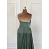 Rochie de seara cu decolteu verde deschis