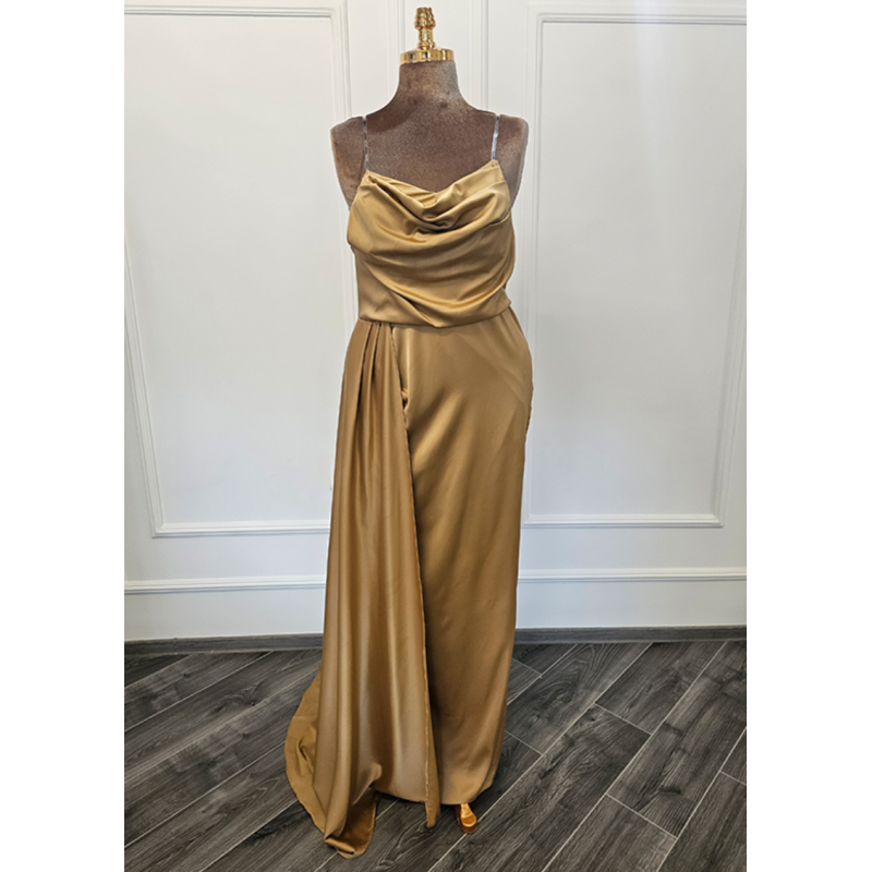 Rochie de seara sabres naked gold