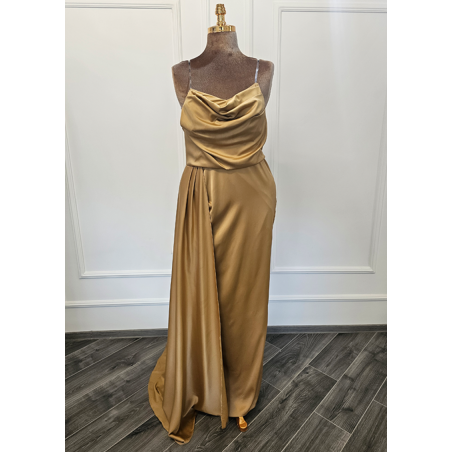 Rochie de seara sabres naked gold