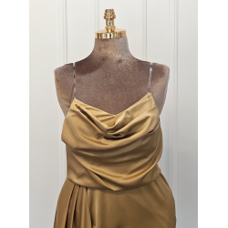 Rochie de seara sabres naked gold