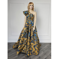 Rochie de seara Sabres Gold Blue