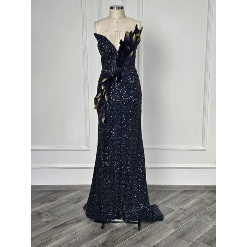 Rochie de seara Bleumarin Naked
