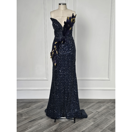 Rochie de seara Bleumarin Naked