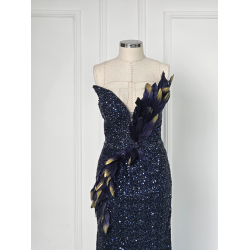 Rochie de seara Bleumarin Naked