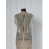 Rochie de seara lucrata manual Platinum Gold