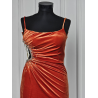 Rochie de seara din catifea naturala