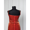 Rochie de seara din catifea naturala