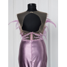 Rochie de seara din tafta Violet Blossom